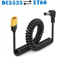 XT60 Adapter Cable XT60 Male Bullet Connector to DC5.5mmX2.5mm Power Cord for TS100 Smart Electric Soldering Iron FPV Monitor