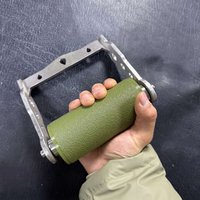 Stainless Steel Rolling Thunder Handle Armwrestling Equipment Bent Wrist Pronation Arm Wrestling Exercise Gripper Power Strength