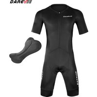 AliExpress DAREVIE Men's Cycling Jumpsuit Training Level Men's Cycling Clothing 7.5CM Anti-Slip Leg Gripper Man Cycling Suit Slim Fit