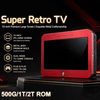 Portable Game Console T1 60+ Emulators 70000+Games 10 inch Screen 500G/1T for PS2 WII PSP NGC Wireless Controller 2/4Players