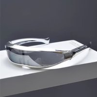 Punk Retro Functional Wind Laser Sunglasses Alien Cool Sunglasses UV Resistant Sunglasses Cycling/street Photography Sunglasses