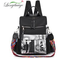 2023 New Luxury Designer Printed Backpack Waterproof Oxford Fabric Ladies Backpack Large Capacity Travel Bag