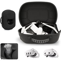 Hard Carrying Case for Meta Quest 3/3S/Oculus Quest 2 VR Glasses Storage Bag Travel Case for BOBOVR/Kiwi Design VR Accessories