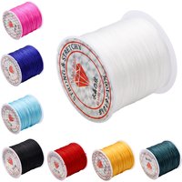 10Meters 0.7mm Elastic Thread Round Crystal Line Nylon Rubber Stretchy Cord Elastic Rope for Jewelry Making Beading Bracelet