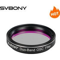 Svbony SV220 Telescope Filter, H-Alpha & OIII, 7nm Dual-Band 1.25"/2" Nebula Filter, Light Pollution Filter for Astrophotography