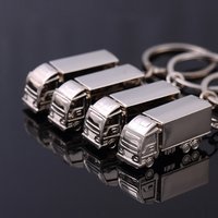 10Pcs Metal Truck Lorry Car Key Ring Keyfob Keychain Creative Gift Lovely Keyring