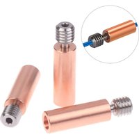1/3Pcs Titanium Alloy Heat Break Throat 1.75mm Bimetal Heatbreak Copper Plating Tube For Ender 3 CR-10 Hotend 3D Printer Parts