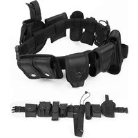 Tactical Gun Holster Flashlight Pouch Sets 10In1 Multifunctional Utility Kit Belt Police Duty Belt Security Duty Belts