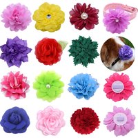 50PCS Dog Hair Bows Bulk Pet Accessories Best Sellers Collar Flower Charms Removable Dog Tie Wholesale Puppy Accessories