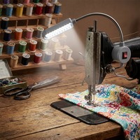 LED Sewing Light Adjustable Position Magnetic 30 LED White Light Universal Sewing Machine Illumination Working Lamp Accessories