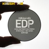 AliKisscafe Coffee Puck Screen 51mm 53.5mm 58.5mm 49.5mm 57.3mm Metal Filter 0.2mm Thickness Espresso Accessories Barista Tools