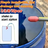 3-10Pcs Self-Priming Siphon Pump for Water-Effortless Shake,Outdoor Patio Watering Accessory,Automatic Garden Hose Drainage Tool