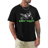 T-Shirt for Bike Versys 1000 T Shirt Motorcycle Moto Summer Fashion Street Wear Tops Style Cotton Short O-Neck Cool Tees