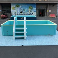 Rigid Frame Drop Stitch Inflatable Swimming Pool Large Above Ground Outdoor Inflatable Water Pool for Adults & Family