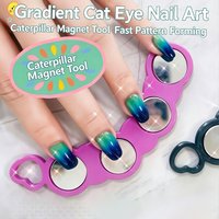 MAINEL Beginner-Friendly Lazy Nail Tool Ultra-Strong Gradient Cat Eye Magnet, 2026 Multi-Functional for Cat Eye Gel Polish