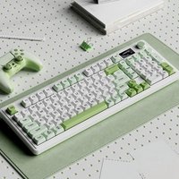 ABS Three Mode Mechanical Keyboard Three Mode Bluetooth 2.4G Bluetooth Wired Keyboard Anti-ghosting Wireless 2.4g Wired