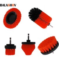 Electric Drillbrush Nylon Round Cleaning Brush For Bathtub Carpet Glass Tires Toilet Floors Rust Remover Cleaner Kit 22pcs