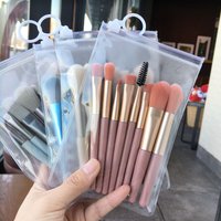 8pcs/bag Soft Fluffy Makeup Brushes Set for Cosmetics Foundation Loose Powder Eyeshadow Kabuki Blending Makeup Brush Beauty Tool