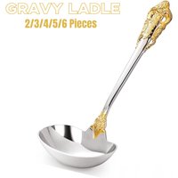 2/3/4/5/6 pieces 6.29 inch mini gravy sauce ladle for mixing and stirring Cereal Sauce Gravy Condiment non cooking soup ladle