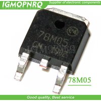 100pcs L78M05CDT TO252 L78M05 TO-252 78M05 POSITIVE VOLTAGE REGULATORS