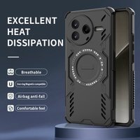 Armor Protective Heat Dissipation Phone Case For Xiaomi Poco X7 X6 F6 F7 Pro Ultra C75 Cover Magnetic Shockproof Shell Fundas