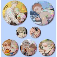 19 Days BL Anime Badges 25 32 44 58 75 Mm Round Cosplay Pin Bag Decor Fans Collect Friends Gifts Brooch Souvenir