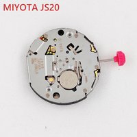 Japan Miyota JS20 Quartz Watch Movement Modification Watch Replace Mechanism JS20 No Jewels with Battery Stem Parts Brand New