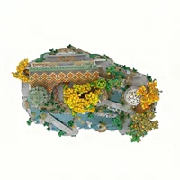 8119pcs MOC Rivendell Display Base Hobbit Lord Rings Model Building Blocks Construction Toy Assemble Christmas Gifts Idea