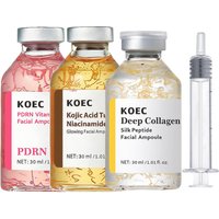 30ml Deep Collagen Silk Peptide Ampoule PDRN Firming Face Serum, Hydrating K-Beauty Essence for Elasticity Glowing Skin Care