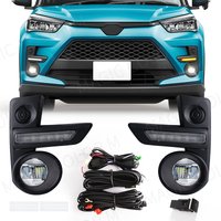 Für Toyota Raize 2020 2021 2022 Led Nebel Lampen Tagfahrlicht DRL Fahren Tageslicht Mit Draht Schalter Abdeckung Auto Styling 12V