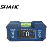 SHAHE MINI Magnetic Level Gauge Inclinometer Rechargable Angle Protractor Dual Axis Digital Angle Finder With Level bubble