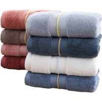 Luxury Thick Bamboo Fiber Towel Set for Adults - 1/2/6pcs Bath Face Towels 34x74cm/70x140cm Eco-Friendly Home Bathroom Towels