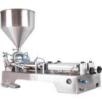 Double Head with Hopper Semi Automatic Liquid filling machine Pneumatic Cream Shampoo Pasty Filling machine