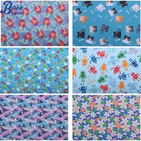 Babyshow Homemade Baby Cloth Diaper DIY Fabric Knitted Waterproof PUL Fabrics for Making Women Maternity Pads Wet Bags Material