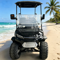 Camp Customizable Solar Panel Electric Golf Cart 6 Seater Sightseeing Golf Scooter Off Road Club Car