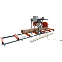 Automatic Horizontal Lumber Timber Log Wood Cutting Portable Band Saw Mill Portable Sawmill Wood Saw Machines