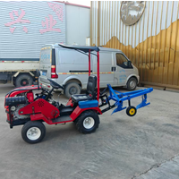 Compact Mini Wheeled Farm Tractor 4x4 All Terrain Diesel Agricultural Machinery with Optional Cab