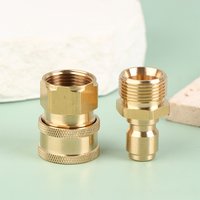 ● 3/8 M22 Adapter For High Pressure Wash Machine Water Outlet Set Quick Connect Kits For M22 High Pressure Washer Pipe