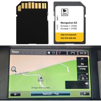 Pour VW Discover Media Navigation AS V24 Version 5NA919828AM Mise à jour 2026 Cartes Royaume-Uni Europe Carte SD Sat Nav EU 32 Go