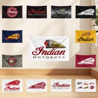 3x5 Ft I-In-dian-14 Motor Car Oil Flag Motoring Racing Workshop Car Banners Tapestry Flag Outdoor For Decoration Engine Oil