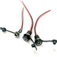 1/3/5Pcs 5.5x2.1mm 5.5x2.5mmDC Power Cord SM LED Strip Adapter Female Socket to JST SM 2Pin Female Jack Wire Connector