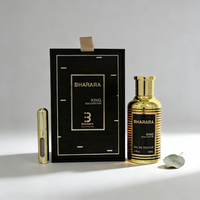 Bharara King Dourado Edition Masculino Perfume - Rich Sandalwood & Vanilla Notes, Ideal Presente for Any Occasion