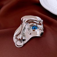 Creative Medieval Mask Facial Pearl Brooch for Unisex Vintage Zircon Face Irregular Pins Party Banquet Jewelry Accessories Gifts