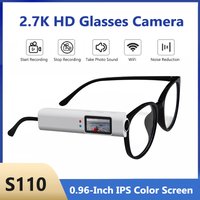 AliExpress NONE Mini Digital Camera Glasses HD 2.7k Motorcycle Action Cam Sport Glasses Head Mounted Recorder Go Pro Camera For Cycling Bicycle