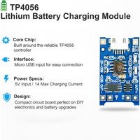 50pcs-100pcs/lot TYPE-C USB interface TP4056 5V 1A Li-ion battery charging board module charging protection 2-in-1