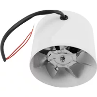Extractor Exhaust Fan Iron 100 Mm 220V 50Hz Duct Fan Inline Pipe Fan Smoke Strong Suction 1PC 20W High Quality