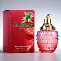 Strawberry Women Perfume Fresh Lemon Rose Jasmine Cedarwood Amber Scent Sweet Cute Eau De Toilette Charming Dating Fragrance