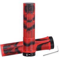 AliExpress NONE Red Ergonomic Bicycle Handle Grips 1 Pair Single Side Lock Anti Slip Cycling Commuter Handlebar Covers with Mounting Tools