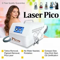 New ND YAG Picosecond Laser Eyebrow Tattoo Pigment Removal Picolaser Skin 5 Heads Pico Laser Skin Rejuvenation Whitening Machine
