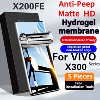 X200FE Screen Protector For VIVO X300 Pro Privacy Hydrogel Film X300Pro Matte Soft HD Full Coverage X200FE Anti-Peeping Blue